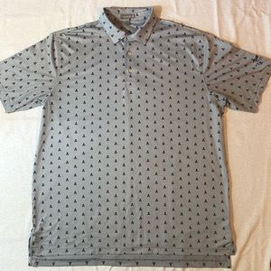 Skull and Crossbones Golf Polo size XL